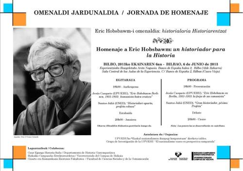 Jornada de homenaje a Eric Hobsbawm
