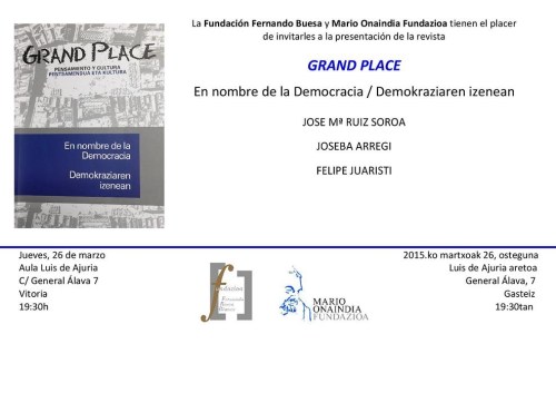 invitacion grand place vitoria
